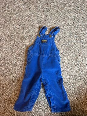 OshKosh B'gosh Bold Blue Corduroy Overalls